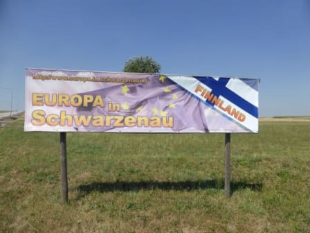 banner-europa in schwarzenau (c) Marktgemeinde schwarzenau