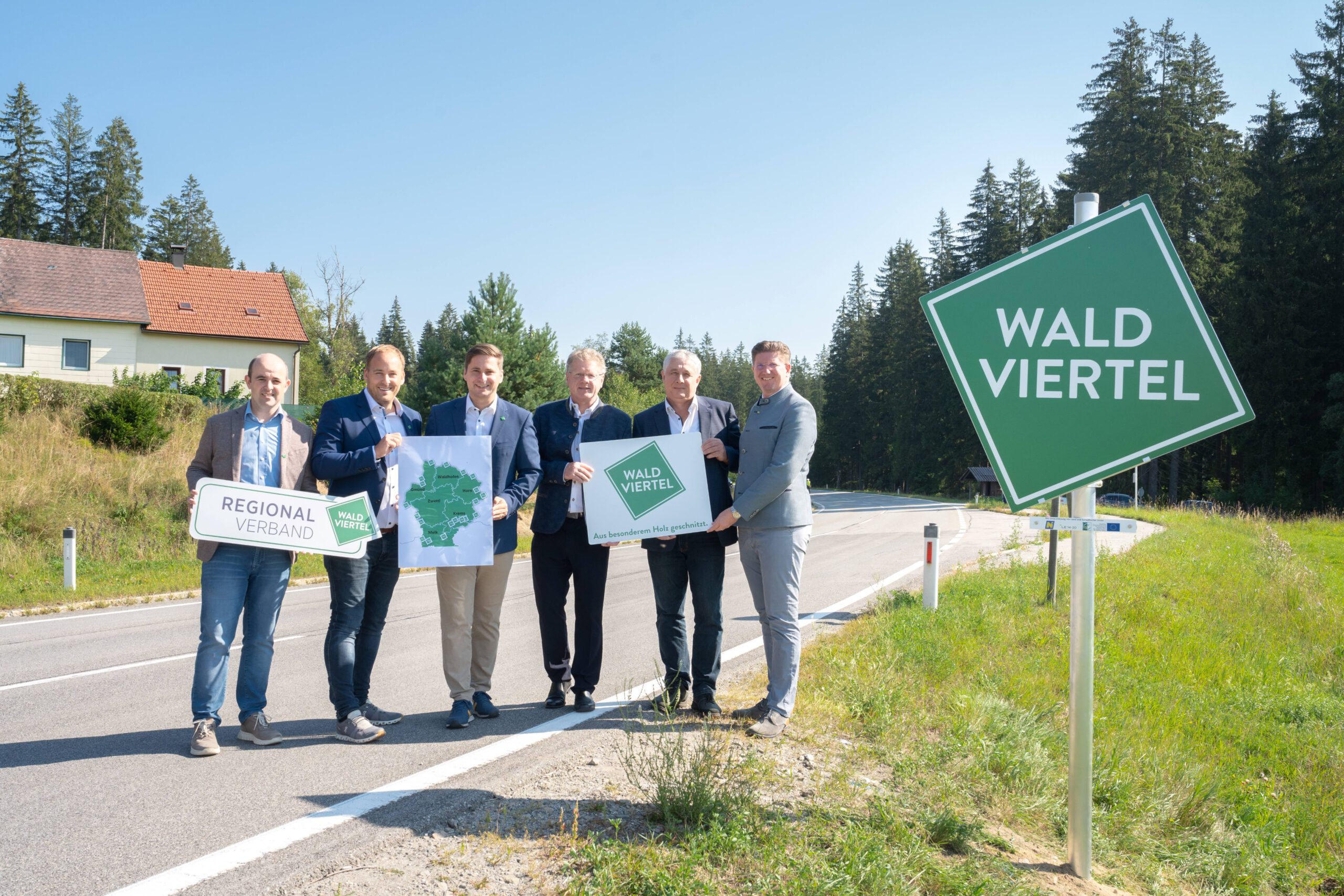 Enthüllung der ersten Waldviertel Tafel