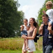 Familie in der Natur