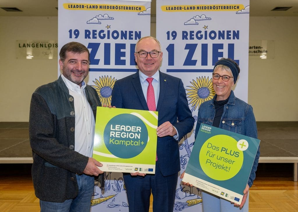 LEADER wirkt in NÖ, das betont LHstv. Pernkopf bei einem Arbeitstreffen.