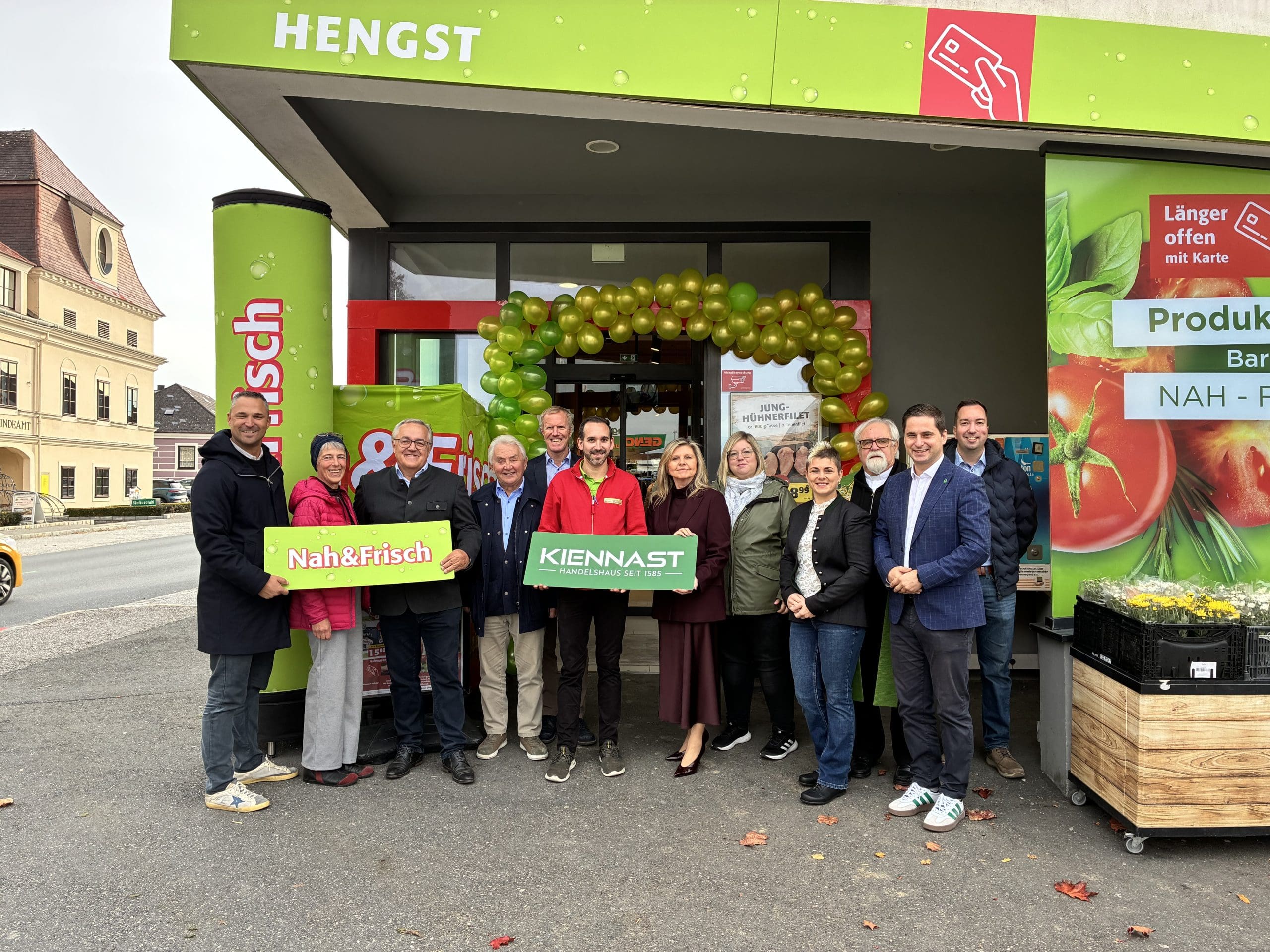 Freudige Eröffnung des modernisierten Nah & Frisch Marktes in Göpfritz Nah & Frisch Göpfritz stellt auf Hybrid um.